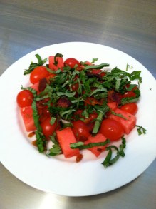 ...then add basil, I went a little basil-crazy here, but it's so good. 