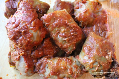 Stuffed Cabbage Rolls at www.culinarycousins.com